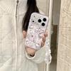 Ретро Чехол-цепочка для iPhone с ангелом, кошкой и кроликом для 17 Pro Max/16 Pro Max/15 Pro - Девочковый дизайн