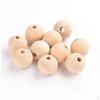50pcs 18mm Round Wood Bead Natural Unfinished Wooden Ball Beads