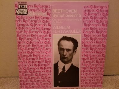 LP-пластинка ВИЛЬГЕЛЬМ ФУРТВЕНГЛЕР, ОРКЕСТР ФИЛ - Бетховен Симфония №. 5 2C05103587 EMI France Классика Б/У