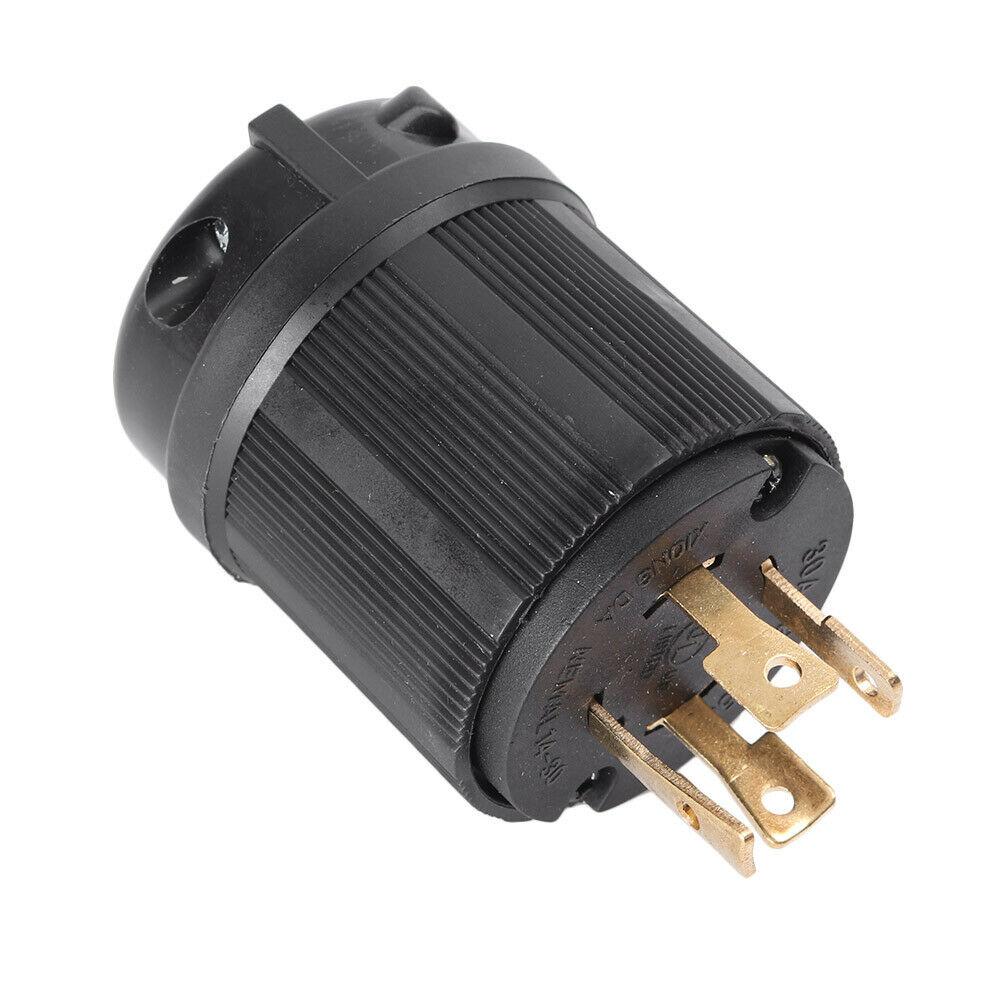 Для NEMA L14 30P Тяжелонагруженный С фиксацией Подходит для генераторов и сварочных аппаратов с номинальным током 30А при двойном напряжении