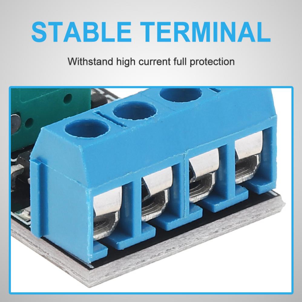 Регулятор напряжения 10А, 5-16 В, ШИМ, регулятор скорости двигателя постоянного тока, бесступенчатый регулятор скорости, светодиодный диммер, контроллер мощности