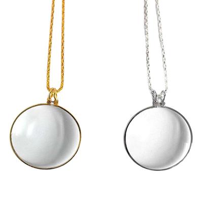 5x Лупа Портативная Лупа для Чтения Ретро Утилитарный Монокль Линза Ожерелье Подвеска Модная Бижутерия Для Женщин Мужчин