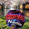 Custom Name Personalized Club Deportivo Guadalajara Print Umbrella, Auto Open Close, 8‑Rib Sturdy Frame, Commute Camping Hiking Use, Birthday Gift