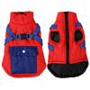 Dog Jacket With Harness Pocket Winter Warm Waterproof Windproof Puppy Clothes Pet Dog Coat Vest For Small Medium Pug Cat Outfits