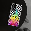 Black White Checkered Phone Case Cover For Samsung Galaxy A12 A22 A32 A52 A72 A02S A51 A50S A31 A20S A10S Note 20 Ultra 10 Plus