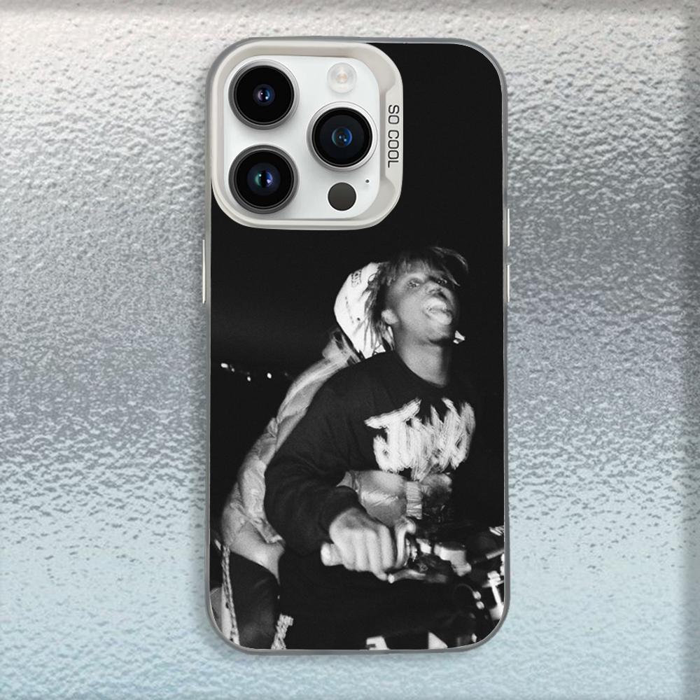 Чехол для телефона Rapper 999 J-Juice W-WRLD Для iPhone 17 Air 16 e 15 14 13 12 11 Pro Max Plus Mini SE 2020 2022 Белый Матовый Ударопрочный