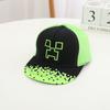 Minecraft Pattern Kids Baseball Cap With Sunshade Wide Brim For Summer Sun Protection