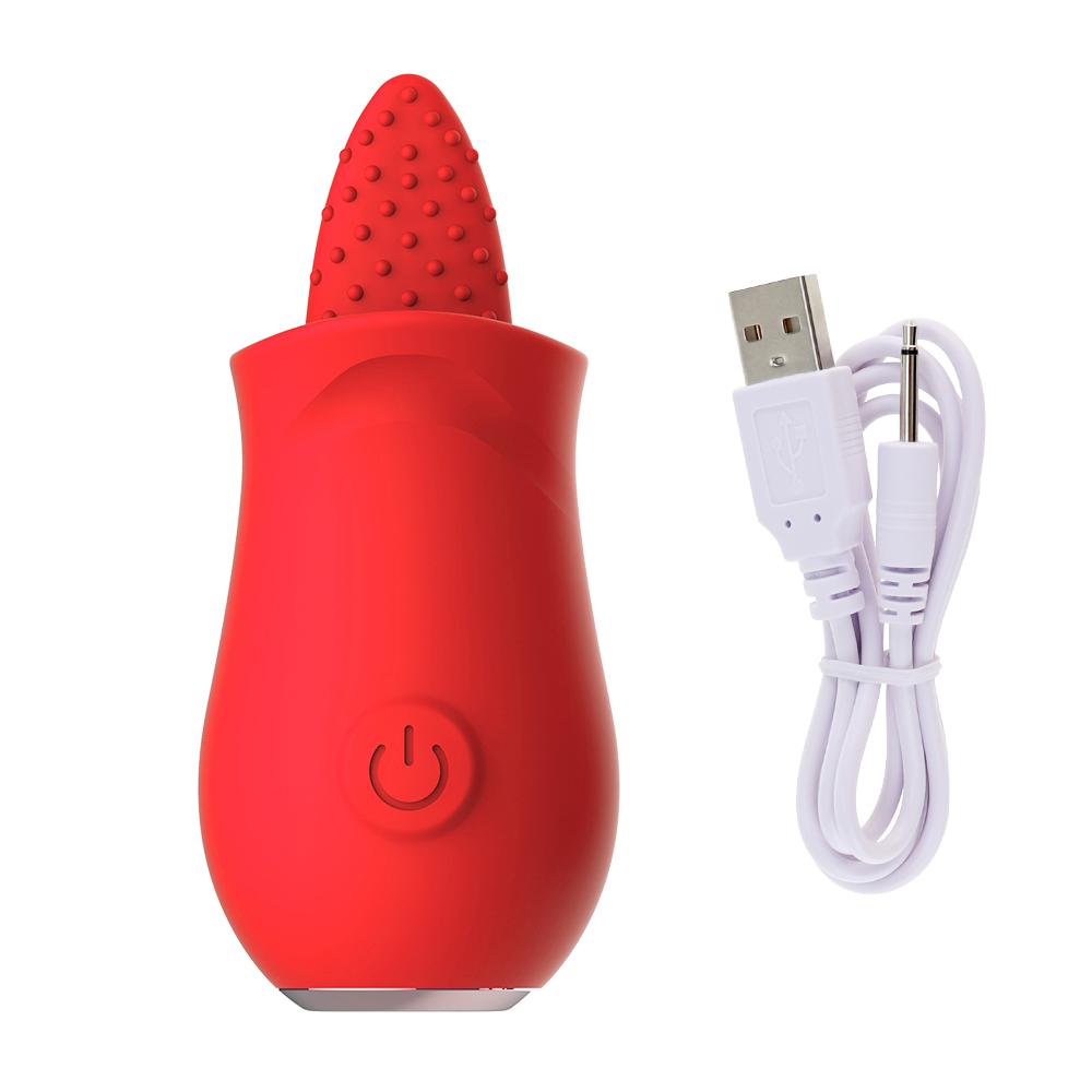 Clitoris Tongue Licking Vibrator 10 Speeds Vibrating Rechargeable Nipple Massager Clitorid G Spot Stimulator Sex Toys for Women