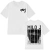 Рэпер Milo J La Vida Era Mas Corta Тур Футболки Мужские Женские Винтажная Футболка С коротким рукавом Свободная Повседневная Большие Футболки Топы