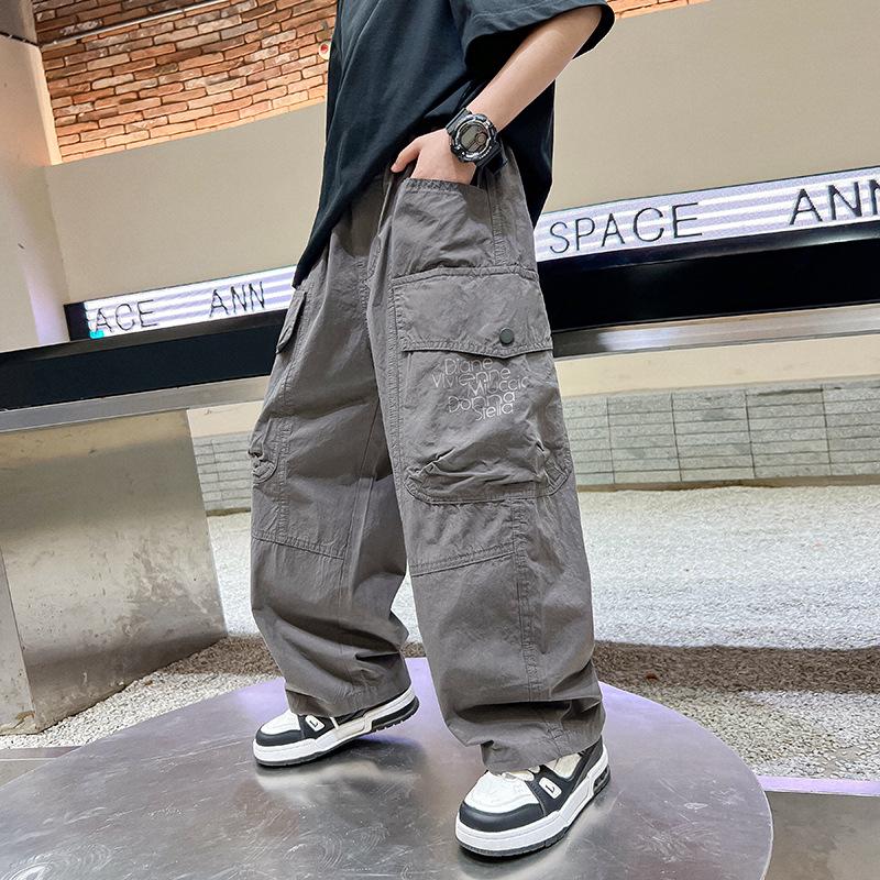 Стильные свободные комбинезоны для мальчиков, лето 2025 - модная детская одежда больших и средних размеров