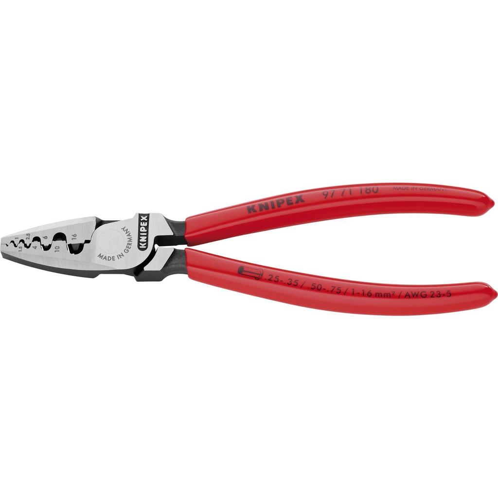 Клещи обжимные KNIPEX для концевых гильз 9771180 9771-180