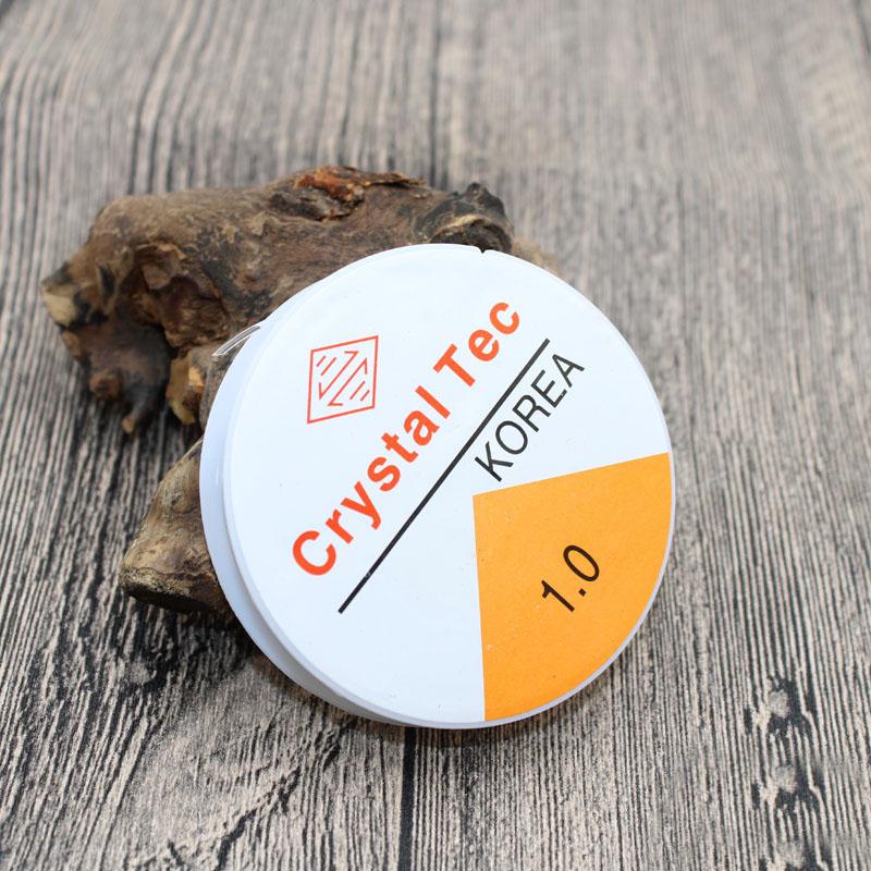 Creative Clear Stretch DIY For Bracelets Necklace Jewelry Accessories Crystal Thread Elastic Thread 0.5-1mm Hot Sale Round 1 Roll Beads String