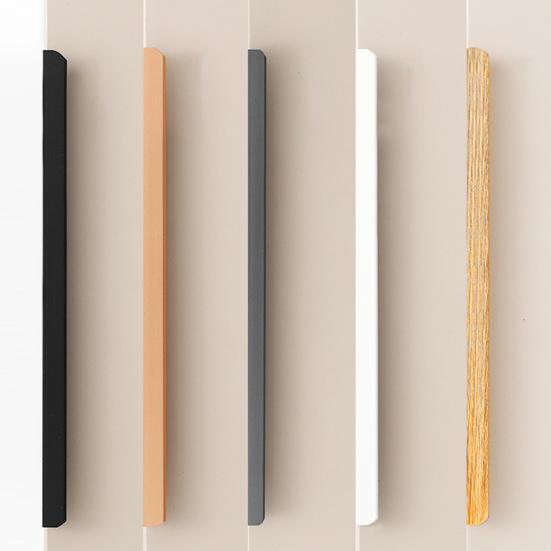 Ручка для шкафа, фурнитура для кухонного шкафа, прочная конструкция, устойчивая к ржавчине, простая установка, тяга для крепления края шкафа с винтами