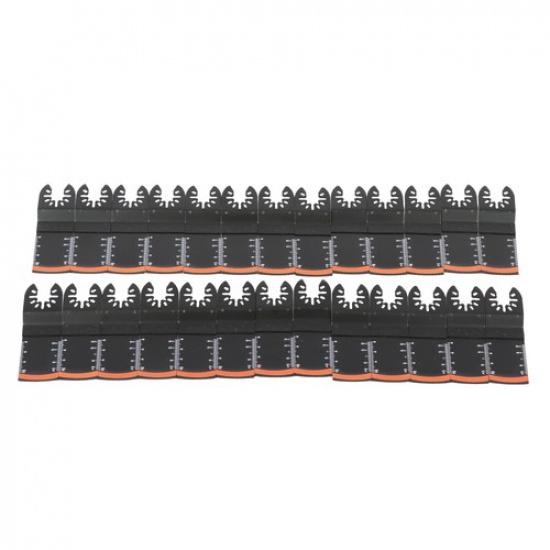54 Pcs Curved Edge Oscillating Multitool Blades for Wood Metal Cutting