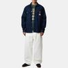Carhartt WIP Свободные прямые брюки на молнии с квадратной этикеткой Удобные повседневные брюки Мужские брюки I031246-02-02
