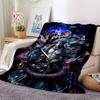 1pc Fantasy Warrior Statue Blanket Soft All Season Throw with Vibrant Design, Perfect for Home, Travel, and Gifts, Ideal for Naps and Camping
