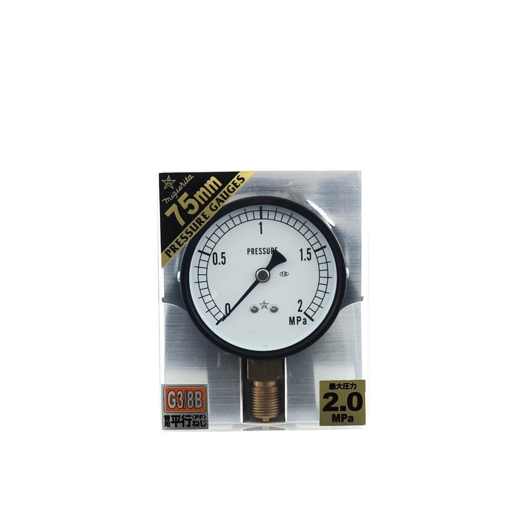 Ushimo Seiki Manufacturing Ushimo Seiki Манометр общего назначения A75/G3/8 S-31/2.0MPA