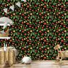 Ladybugs Wallpaper Black and Olive for Living Room and Bedroom 50x1000