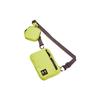 New Polyester Shoulder Bag, Crossbody Bag Trumpets Unisex Lime Yellow & Grayish Brown 1376465-743