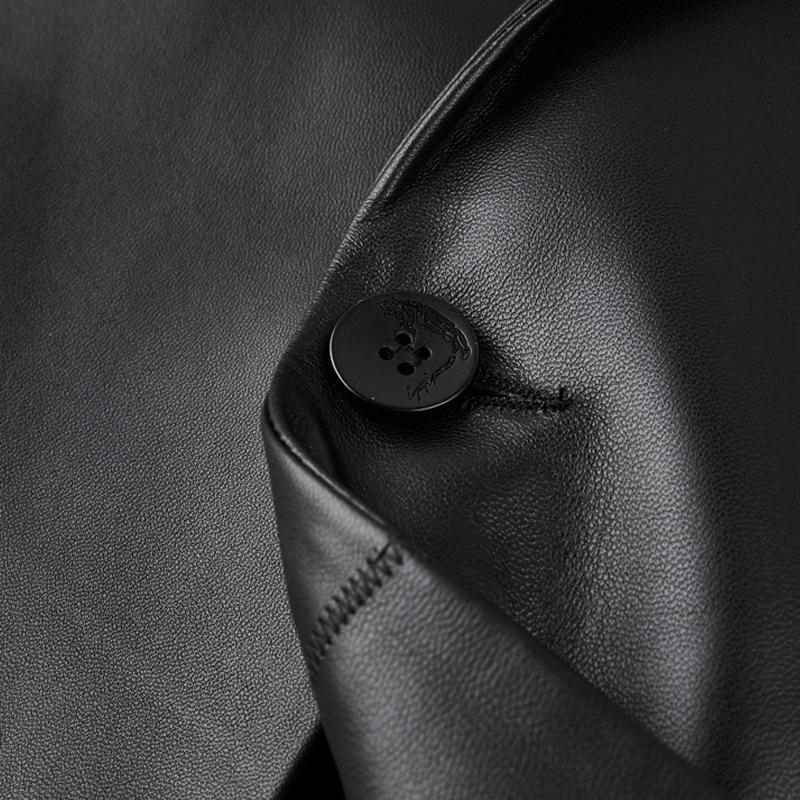 Осень и зима Новые мужские кожаные куртки Кожаные костюмы Повседневные мужские куртки Универсальные