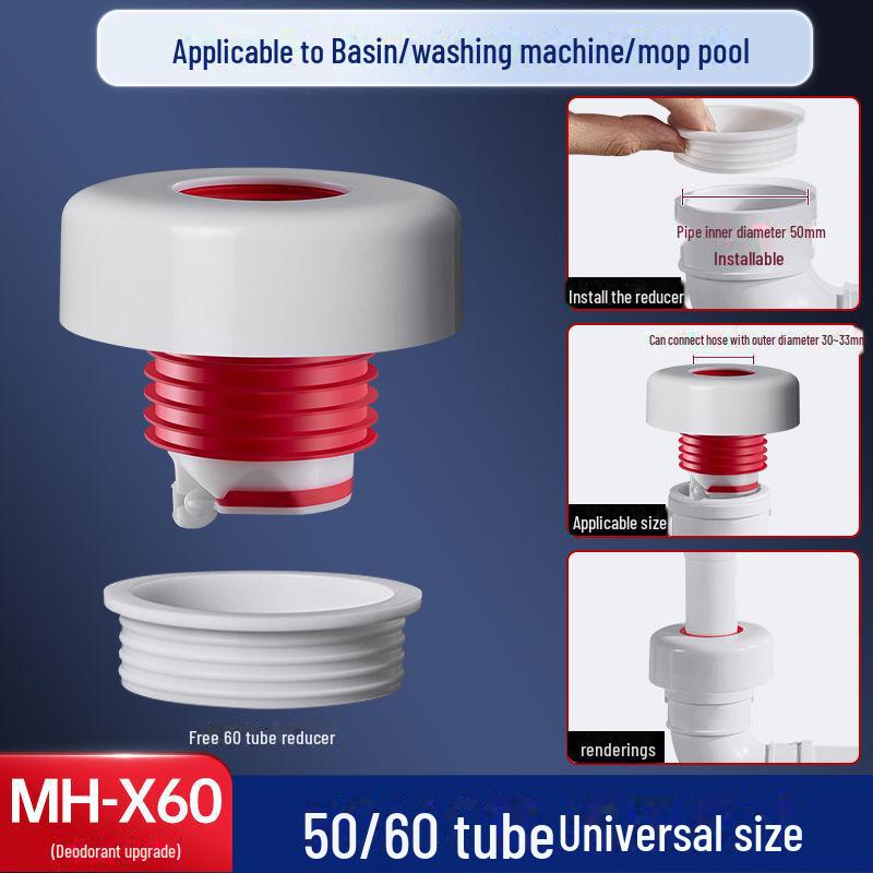 Уплотнитель для сливного отверстия Hansha Anti-Odor для кухонных и ванных раковин