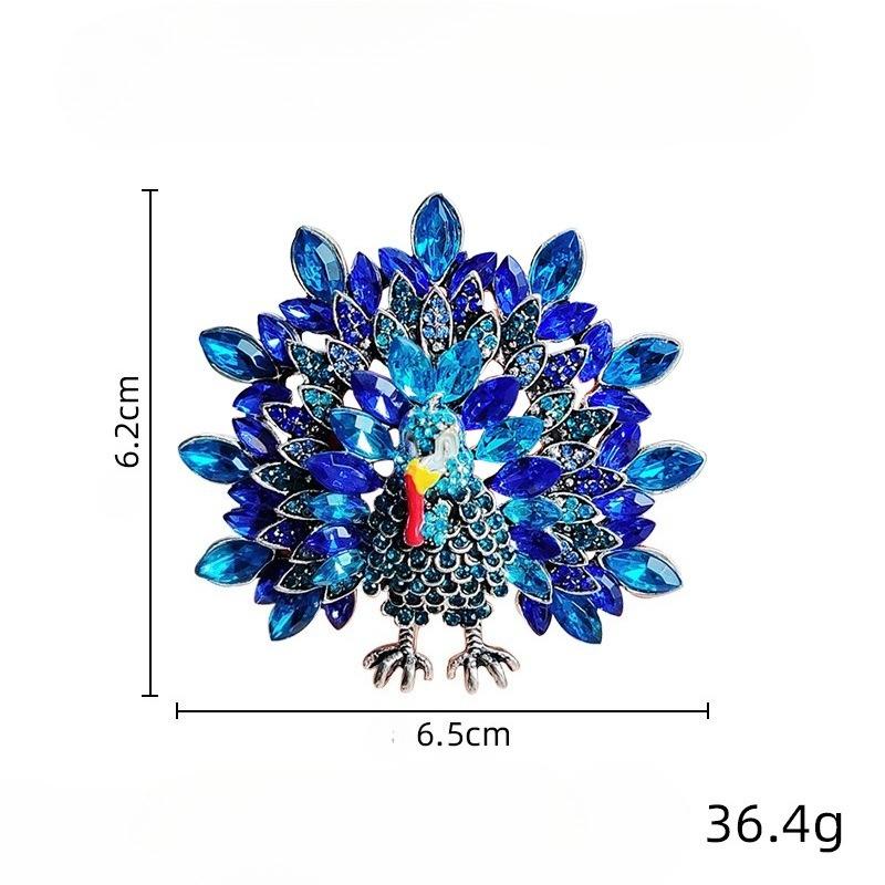 Retro Fashion Turkey Brooch, Creative Thanksgiving Funny Animal Brooch, Personalized Coat Chest Flower Accessory