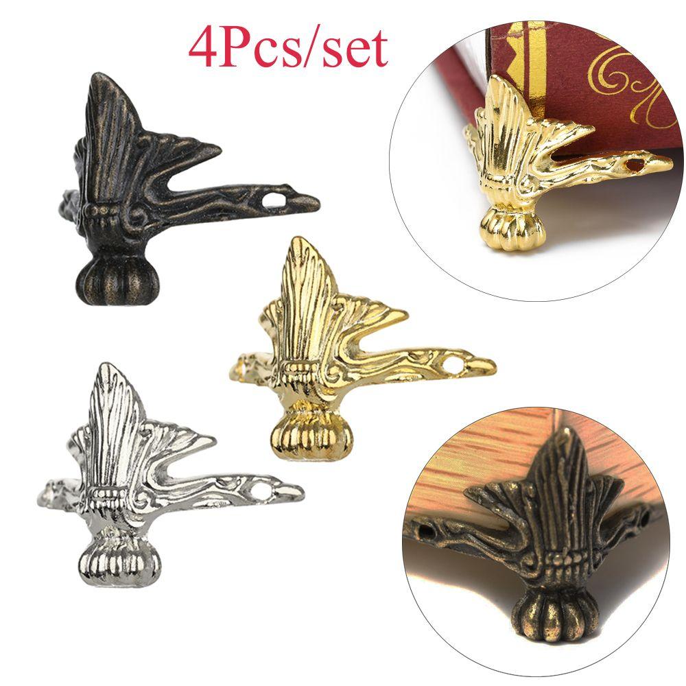 DIY Vintage Case Furniture Hardware Antique Bronze Box Decor Corner Brackets Corner Protector