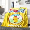 Персонализированное одеяло с именем и номером Personality Numberblocks, мягкое и теплое, для дивана, офиса, кровати, путешествий, перекуса. Подарок, подходит для всех сезонов