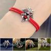 Браслет с драконом, витая веревка, винтажный китайский стиль, полированный сплав, легкий хип-хоп аксессуар на запястье, браслет унисекс, ювелирные изделия
