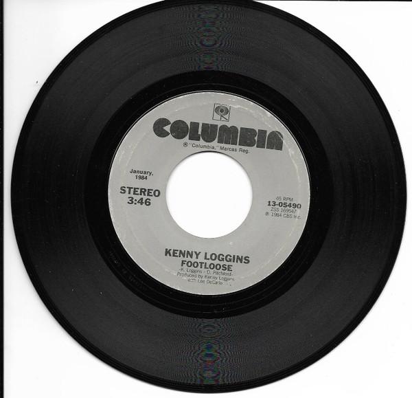7-дюймовая пластинка KENNY LOGGINS Footloose Heart To Heart 1305490 Columbia 1984 США Рок Б/у