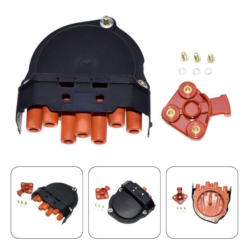 Ignition Distributor Caps & Rotor 12111725070 12111734110 for E30 E28 E34 E24 E23 E32 Distributor Caps Rotor Replacement
