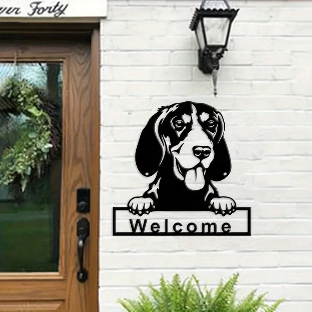 1 шт. Металлическая настенная art Gordon Setter, собака, знак приветствия для дома, комнаты, гостиной, офиса, декор