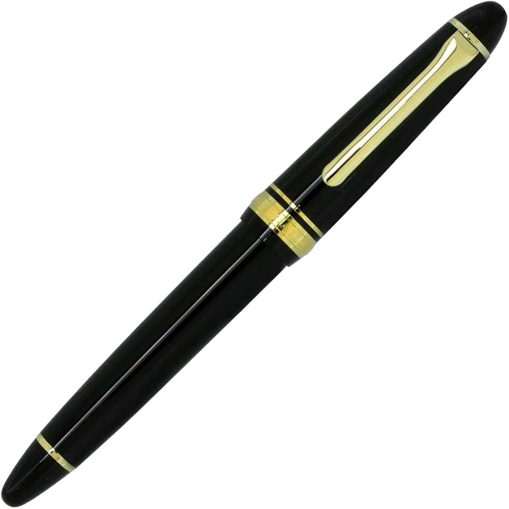 Sailor Fountain Pen Profit Casual Gold Trim Black Extra Fine 11-0570-120
