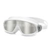 Large-frame swimming goggles for adults, waterproof and anti-fog, electroplated high-definition, comfortable protective goggles