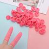 Natural Disposable Nail Art Tool Finger Cots Rubber Gloves Finger Cover Fingertips Protector Gloves