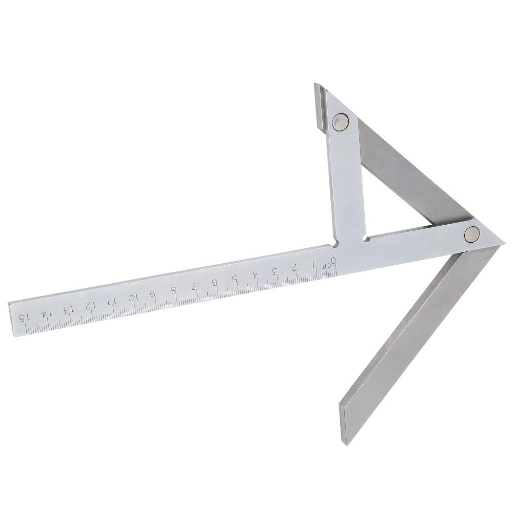 Carbon steel Angle Gauge Protractor 45/90 Degree Center Marker Ruler Marking Layout