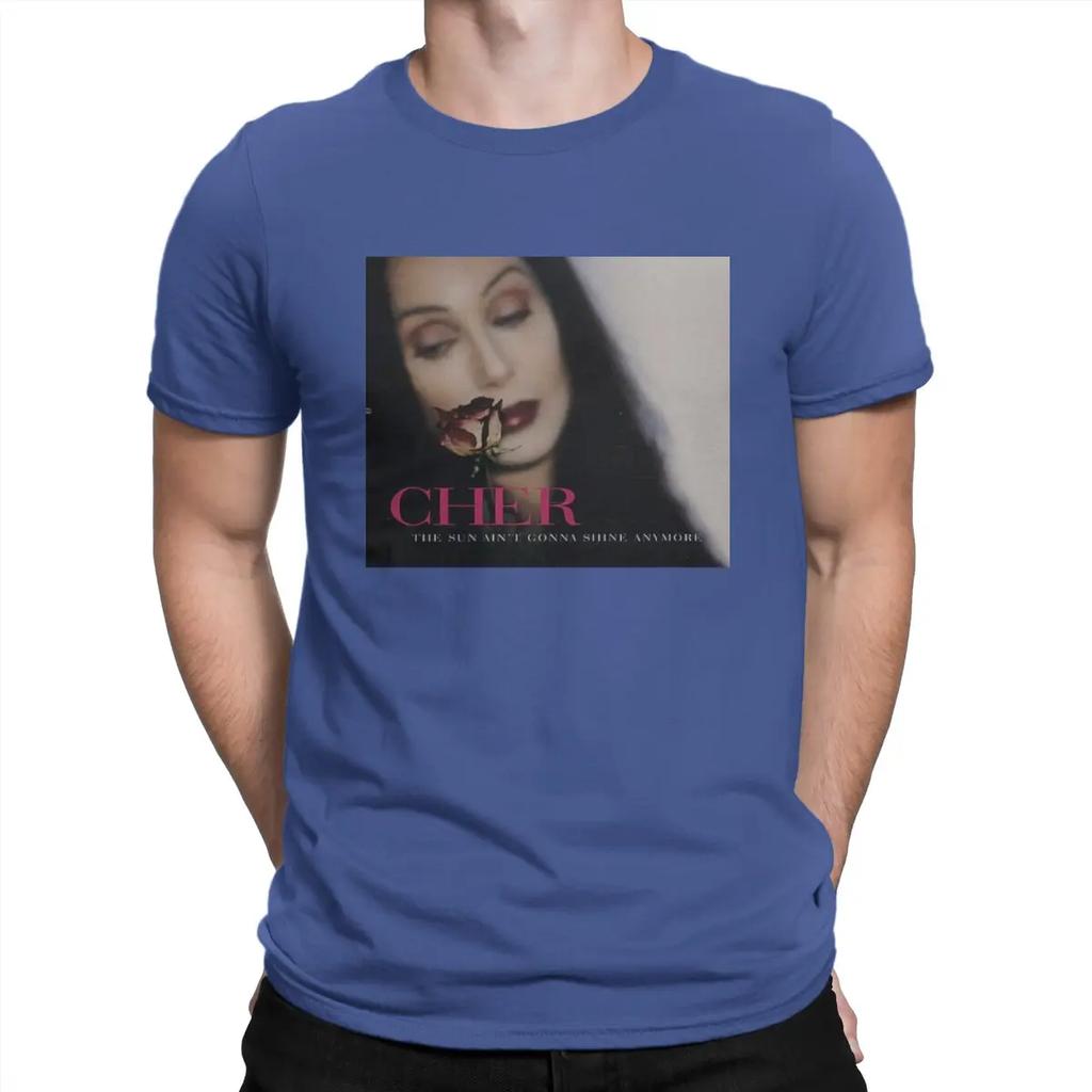 Sun Aint Gonna Shine Anymore Music Man's TShirt C-Cher Singer O Neck Tops Fabric T Shirt Funny High Quality Gift Idea Unisex