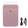 Mini Fridge Rose Gold 8L Digital Display Desktop Cooler Warmer with Vehicle Cable for Travel