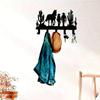 Металлический настенный крючок Рустикальный западный стиль Вешалка для шляп и ключей Организатор Декор для дома