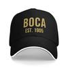 Golden Bocas Letters EST1905 Sport Baseball Caps WoUnisexs  Unisex FeUnisex Beach Sunscreen Hat Snapback Cap