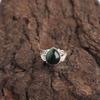 Pear Natural Malachite 925 Silver Artisan Statement Engagement Gift Ring Jewelry RR-46-27