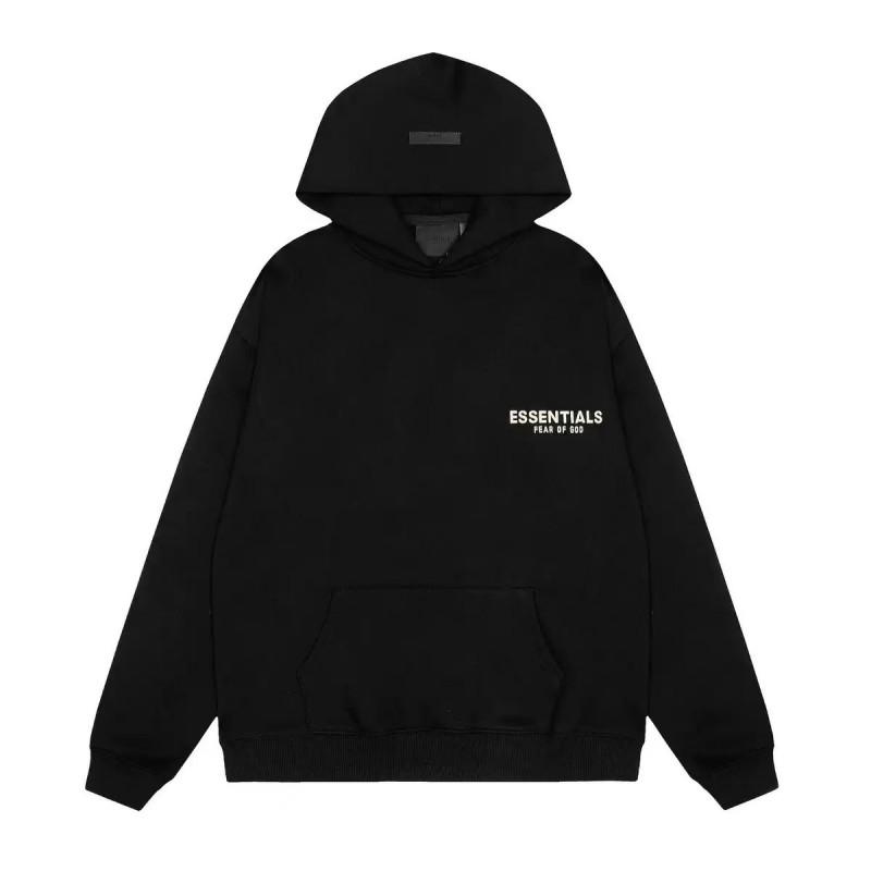 Essentials Unisex Hooded Sweatshirt Set Casual Oversized Cotton Pullover Fall