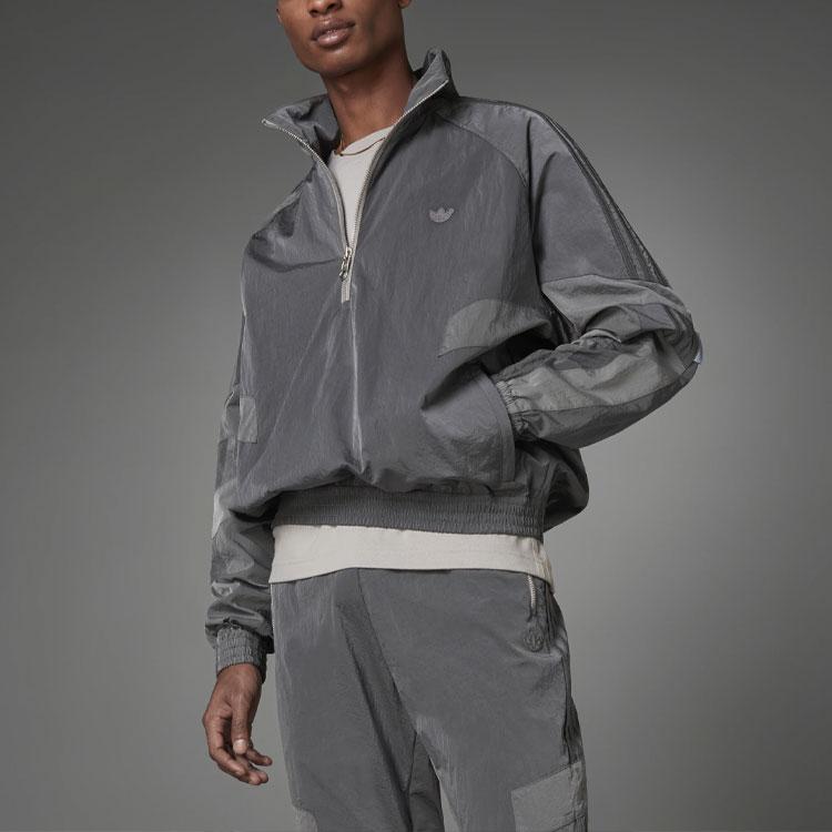adidas Originals Синяя Версия Коллекция Куртки Мужские Серый Стойка Умеренный Другое HD2233