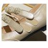 Youth style shoes Girls Ballet Flat Shoes Princess Style PU Leather Kids Slip-Ons With Bow Detail