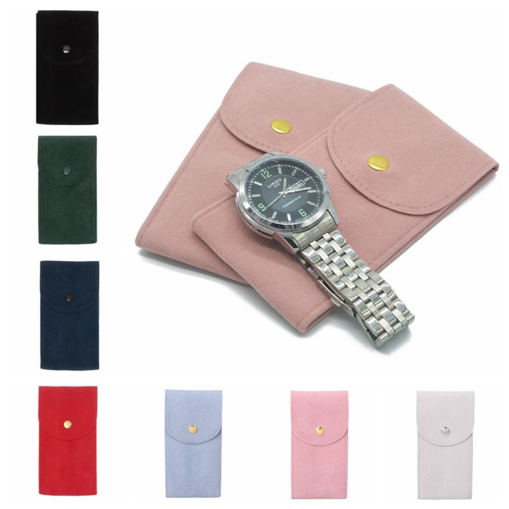 Anti-dust Watch Case Lightweight Watch Holder Simple Snap Watch Bag Watch Lovers