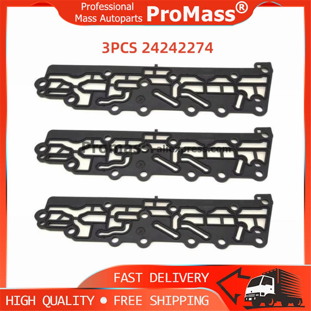New 24242274 24263196 6T40 6T45 TCU Filter Gasket 6T40E 6T45E Control Valve Solenoid Gasket for Buick Opel Chevolet Saab