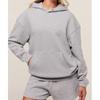 Gymshark Rest Day Sweats 2.0 Oversized Hoodie Light Grey Core Marl B3b7g Gbcn