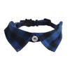 (Qunide) Cat Collar Breakaway With Cute Bow Tie And Bell Plaid For Kitty Adjustable Safety