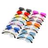 Prom Rave Party Triangle Sunglasses for Women Retro Shades Rimless Sun Glasses Diamond Shaped
