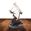 Resin Halloween Skeleton Decor Skeletons Statue Skeleton Riding An Exercise Bike Home Decor